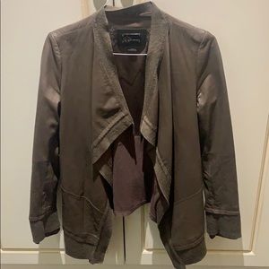 Mackage taupe leather jacket